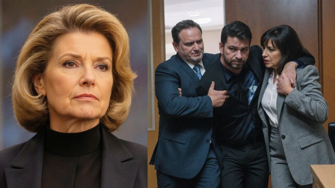 A queda fatal e o fim da trama