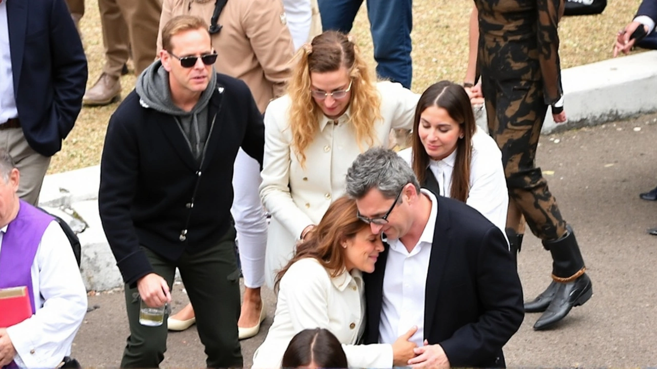 Wake de Anne Marie reúne celebridades como Luciano Huck e João Silva